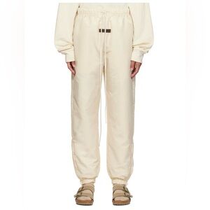 Fear of God ESSENTIALS Nylon Taslan Lounge Pants Eggshell Size 10 NWOT
